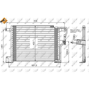 NRF 35221 Condensador de aire acondicionado