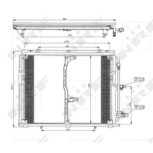 NRF 35229 Condensatore climatizzatore
