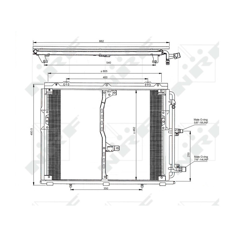 NRF 35229 Condenseur de climatisation