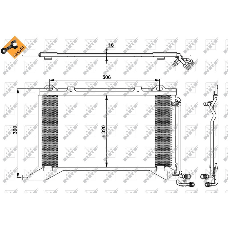 NRF 35245 Condensador de aire acondicionado