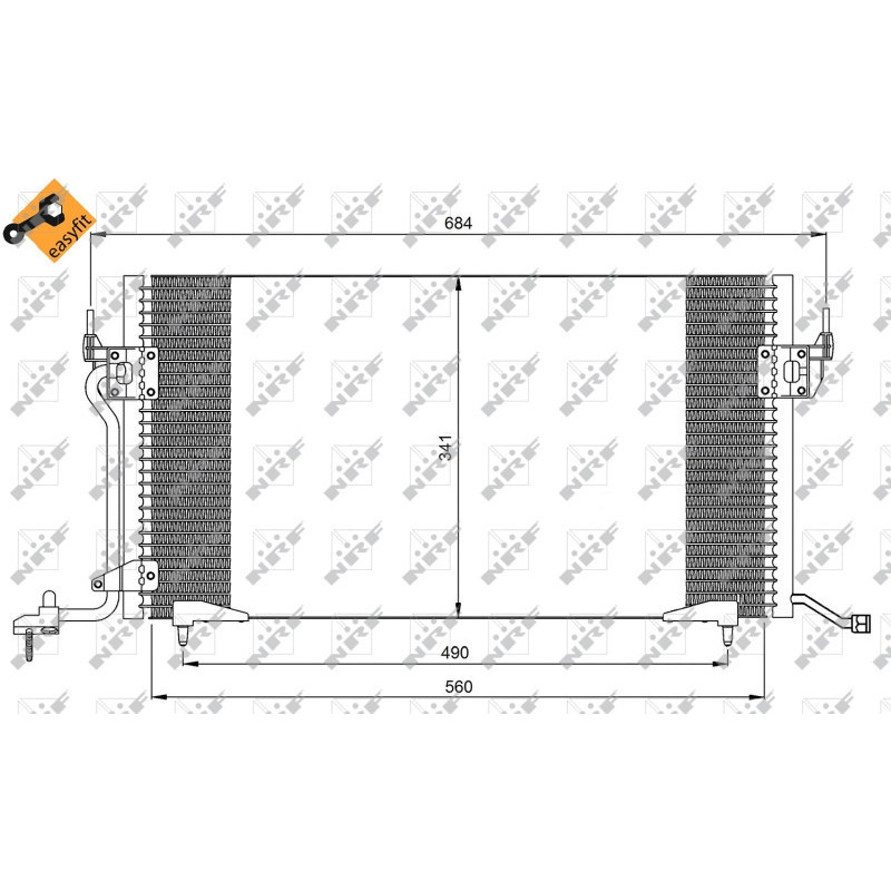 NRF 35260 Condensatore climatizzatore