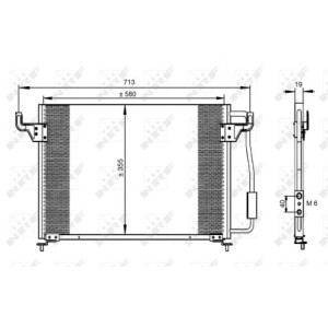 NRF 35261 Air conditioning condenser