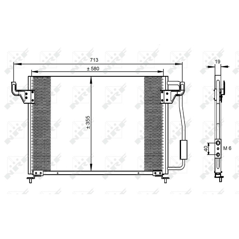 NRF 35261 Condensador de aire acondicionado