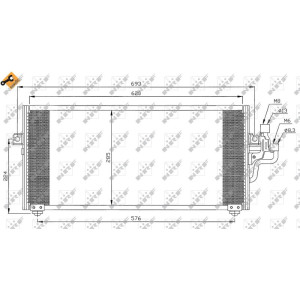 NRF 35268 Condensador de aire acondicionado