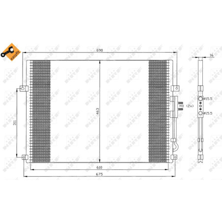 NRF 35275 Skraplacz klimatyzacji