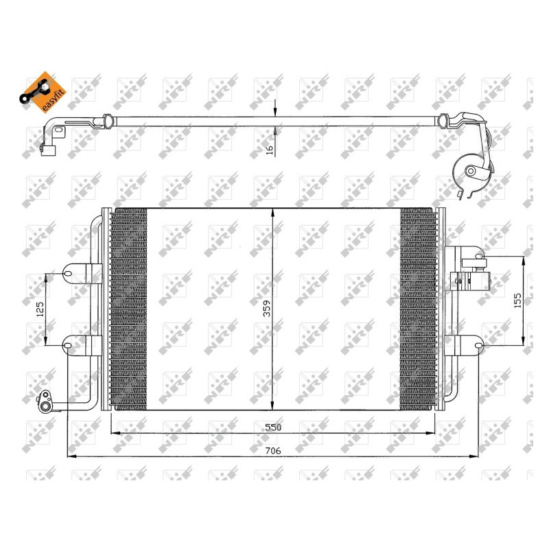 NRF 35300 Condensatore climatizzatore