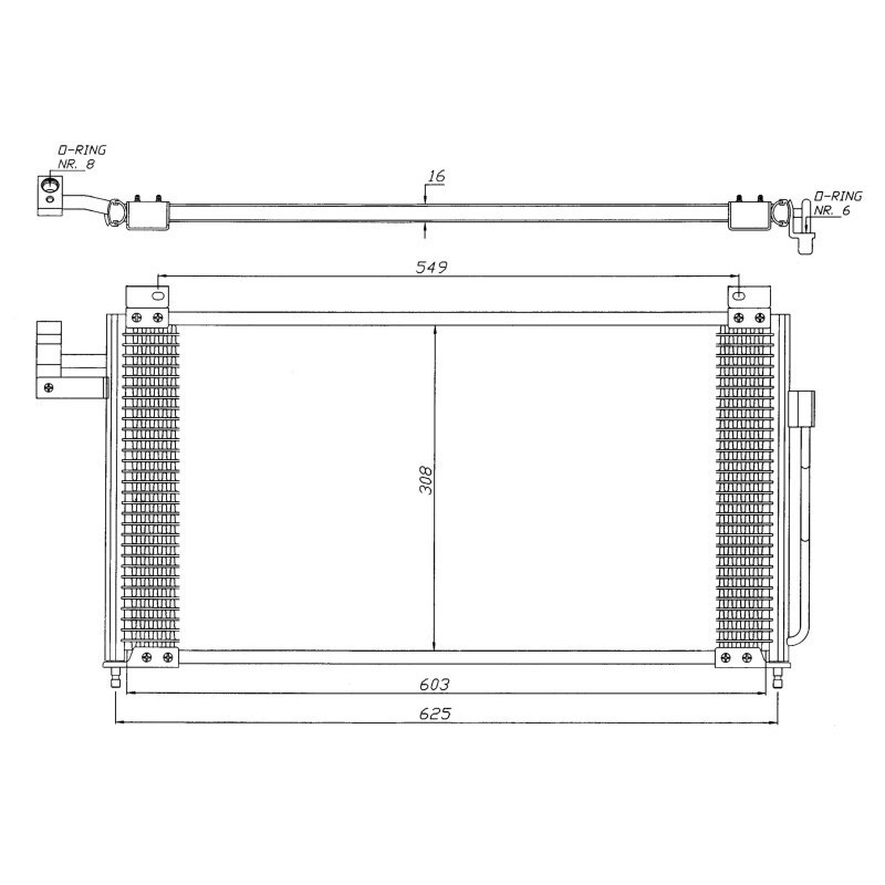 NRF 35341 Skraplacz klimatyzacji