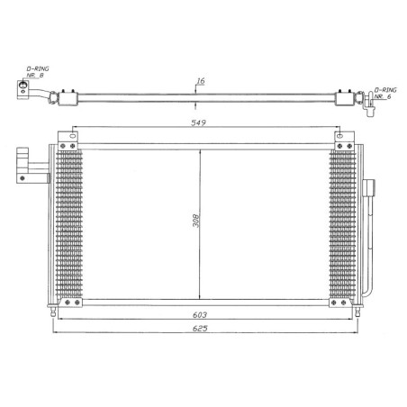 NRF 35341 Air conditioning condenser