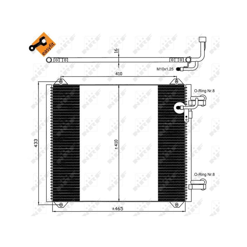NRF 35362 Condenseur de climatisation