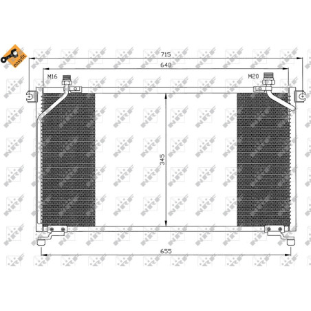 NRF 35373 Condensador de aire acondicionado