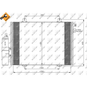 NRF 35379 Condenseur de climatisation