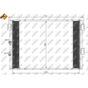 NRF 35461 Air conditioning condenser
