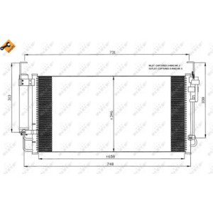NRF 35473 Condenseur de climatisation
