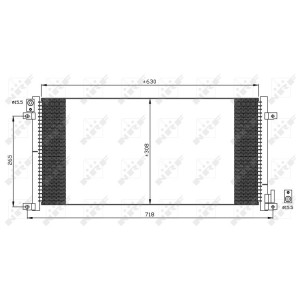 NRF 35491 Air conditioning condenser