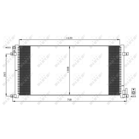 NRF 35491 Condensatore climatizzatore