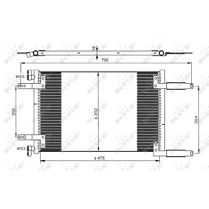 NRF 35493 Skraplacz klimatyzacji