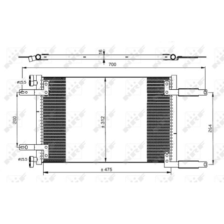NRF 35493 Skraplacz klimatyzacji
