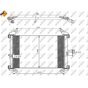 NRF 35494 Condensador de aire acondicionado