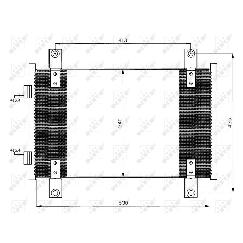 NRF 35501 Air conditioning condenser