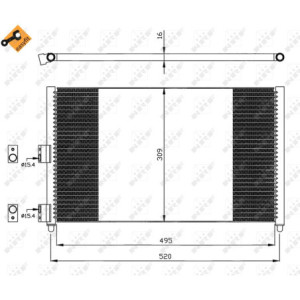 NRF 35502 Condensador de aire acondicionado
