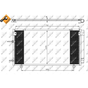 NRF 35518 Air conditioning condenser
