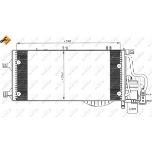NRF 35531 Condensador de aire acondicionado