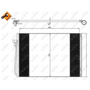 NRF 35537 Condensador de aire acondicionado