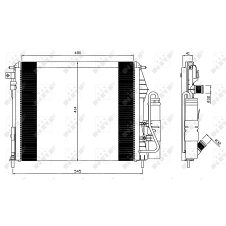 NRF 35547 Skraplacz klimatyzacji