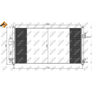 NRF 35550 Condensador de aire acondicionado
