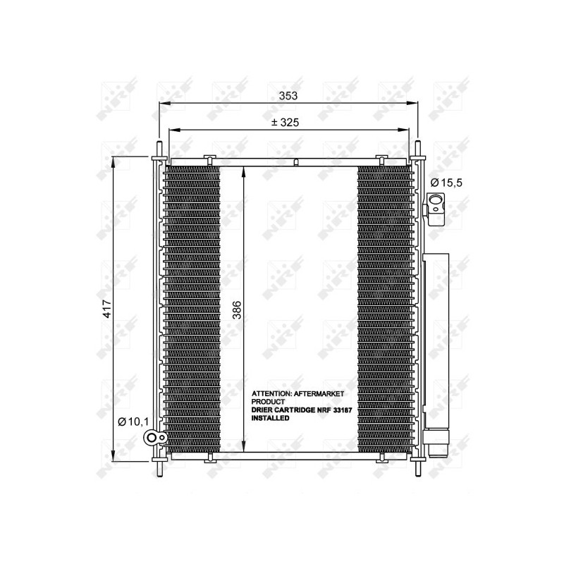 NRF 35562 Skraplacz klimatyzacji