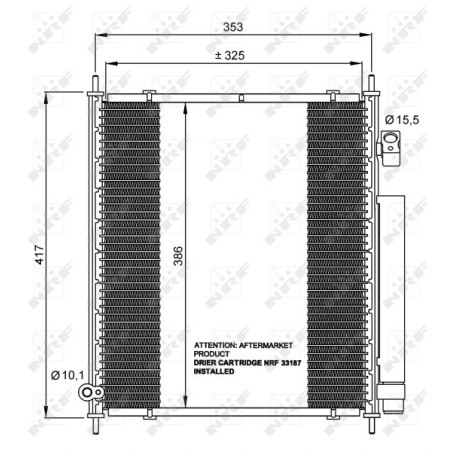 NRF 35562 Skraplacz klimatyzacji