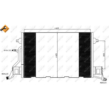 NRF 35564 Skraplacz klimatyzacji