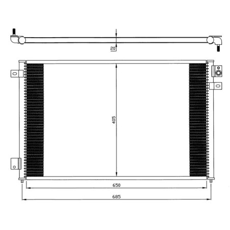 NRF 35567 Condensador de aire acondicionado