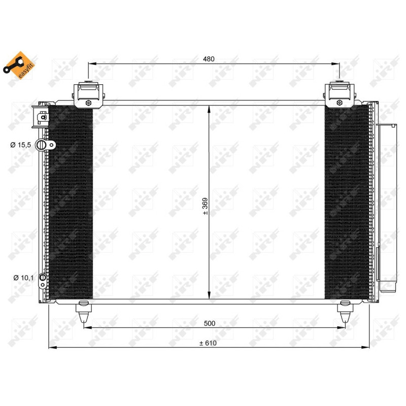 NRF 35592 Condensatore climatizzatore