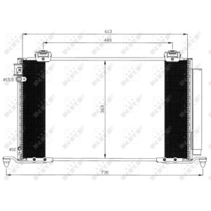 NRF 35595 Condensador de aire acondicionado