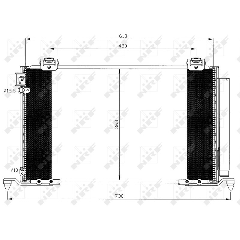 NRF 35595 Condenseur de climatisation