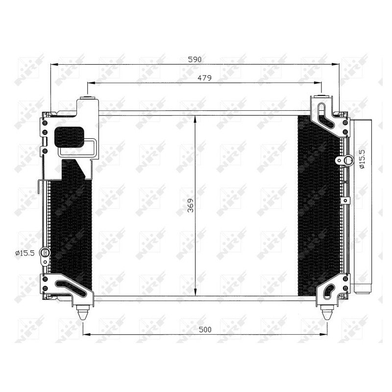 NRF 35596 Condensatore climatizzatore
