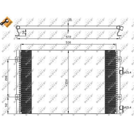 NRF 35608 Skraplacz klimatyzacji