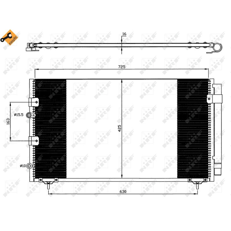 NRF 35609 Skraplacz klimatyzacji