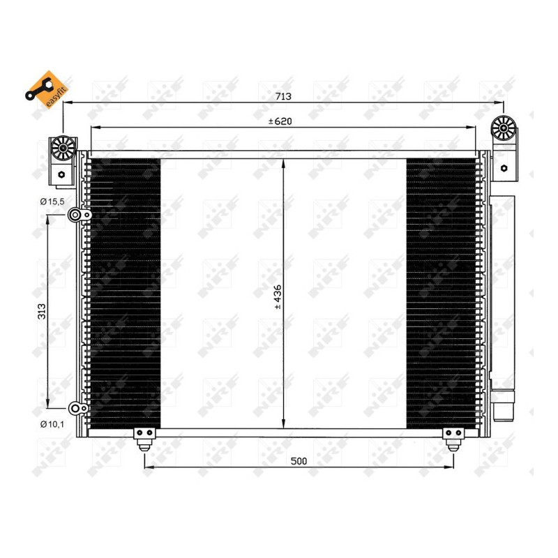 NRF 35612 Condensatore climatizzatore