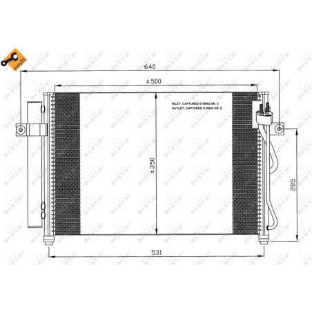 NRF 35630 Skraplacz klimatyzacji