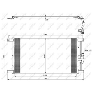 NRF 35640 Condenseur de climatisation