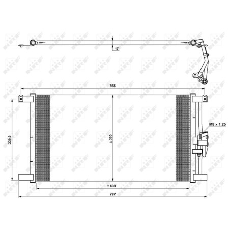 NRF 35640 Skraplacz klimatyzacji