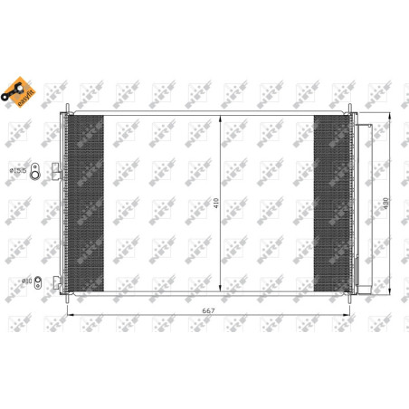 NRF 35641 Condensatore climatizzatore