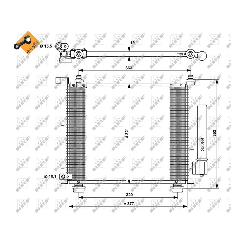 NRF 35764 Condenseur de climatisation