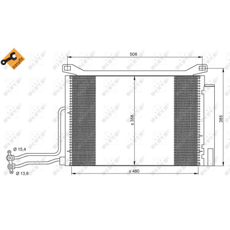 NRF 35787 Skraplacz klimatyzacji