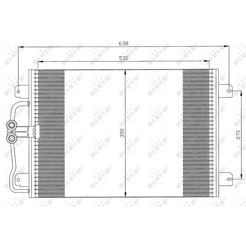 NRF 35832 Condensatore climatizzatore