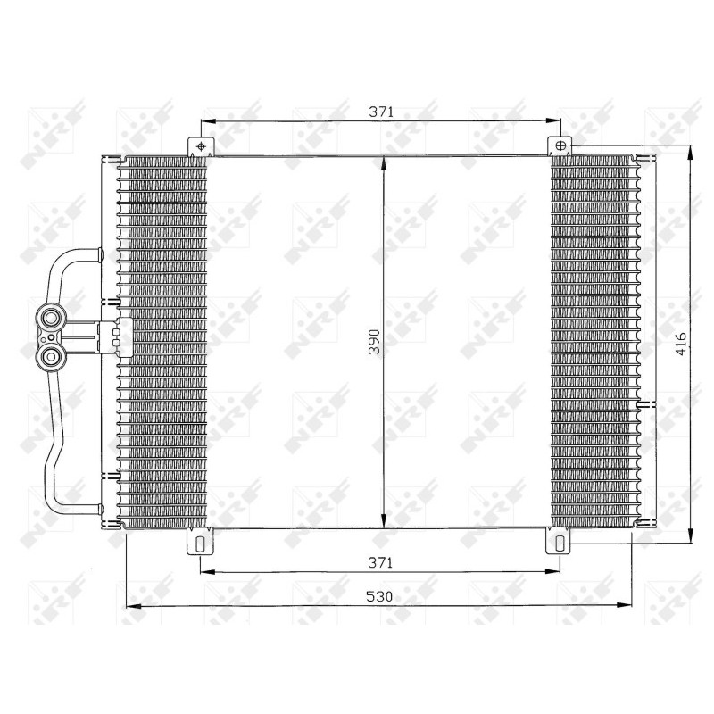 NRF 35833 Condensatore climatizzatore