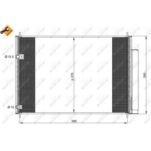 NRF 35839 Condensador de aire acondicionado