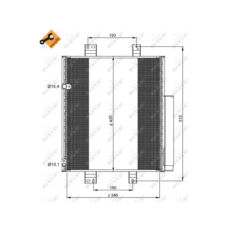 NRF 35853 Condensador de aire acondicionado